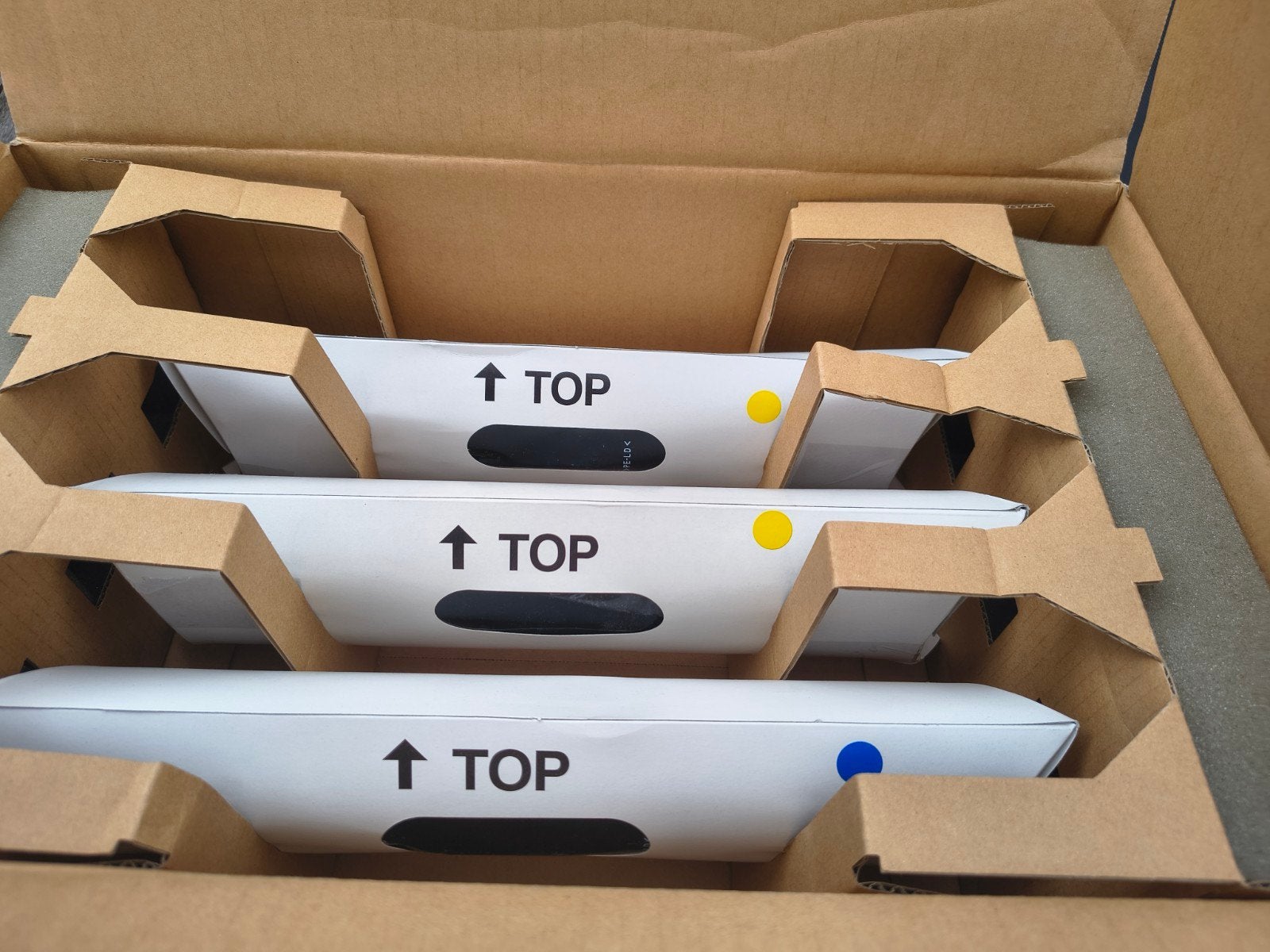 toner magicolor 2400 2500 geel/geel/blauw, Computers en Software, Ophalen, Toner