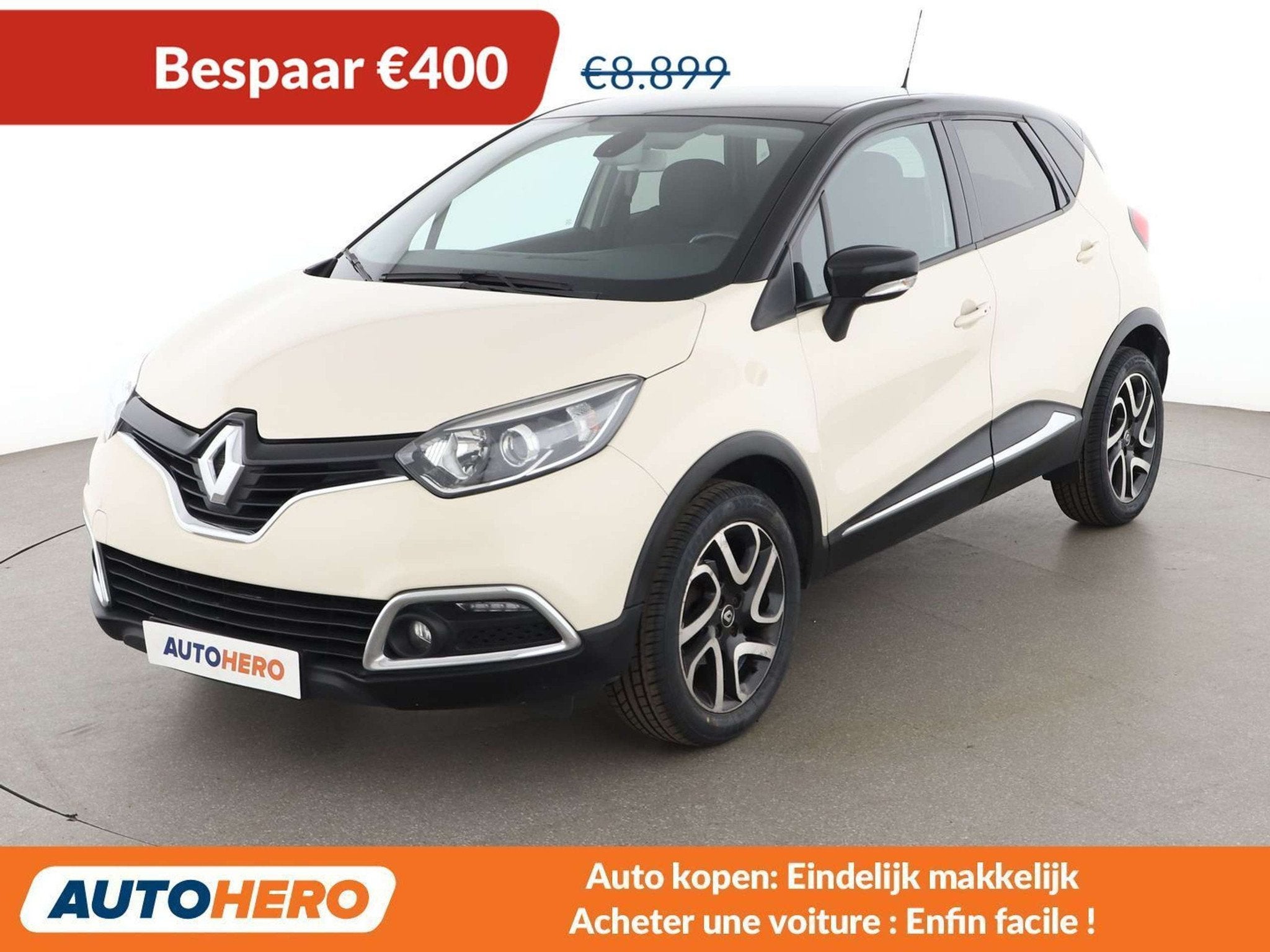 Renault Captur 0.9 TCe Intens (bj 2017), Auto's, Voorwielaandrijving, 898 cc, Stof, Gebruikt