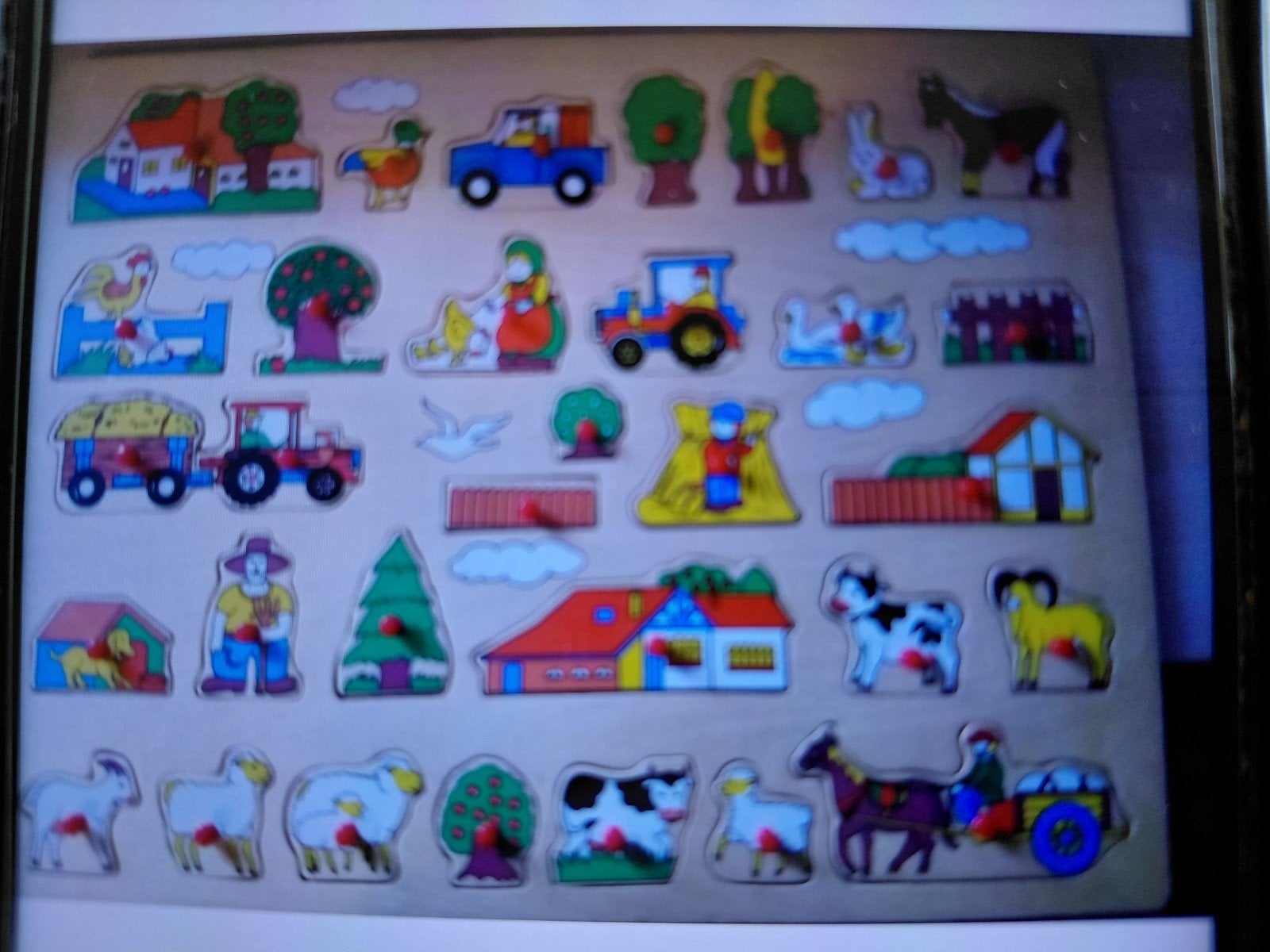 Inlegpuzzels in hout, Ophalen