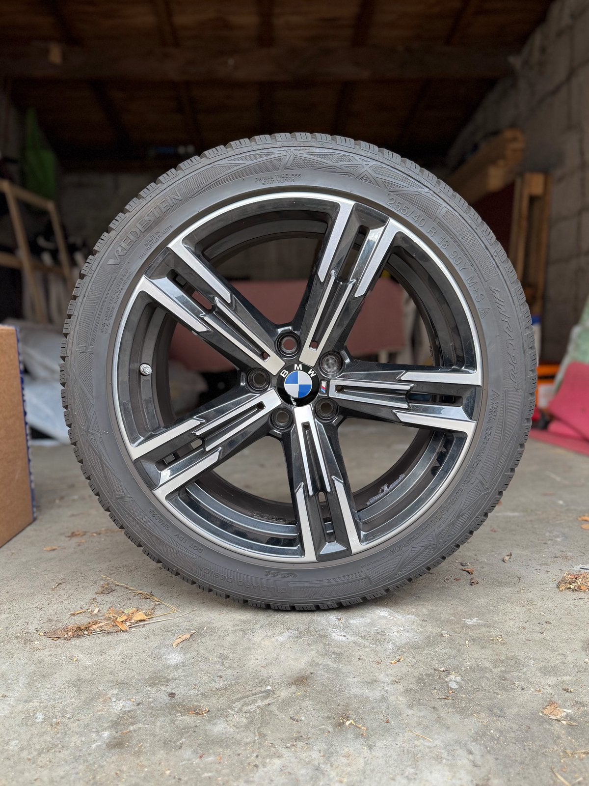 Jantes et pneus BMW, Autos : Pièces & Accessoires, Pneus & Jantes, Enlèvement, Pneus hiver, Pneus et Jantes