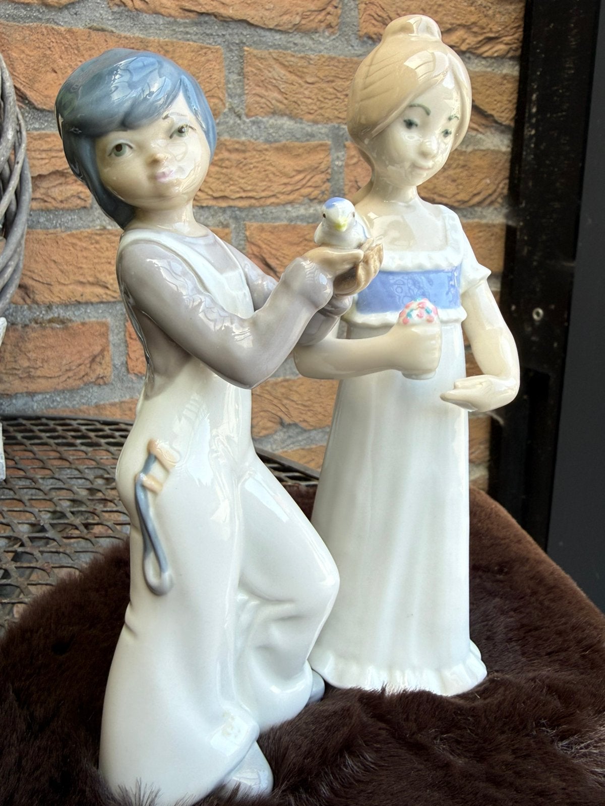 2 Prachtige Vintage Porsel beeldjes. Casades en Rex Valencia, Antiek en Kunst, Ophalen
