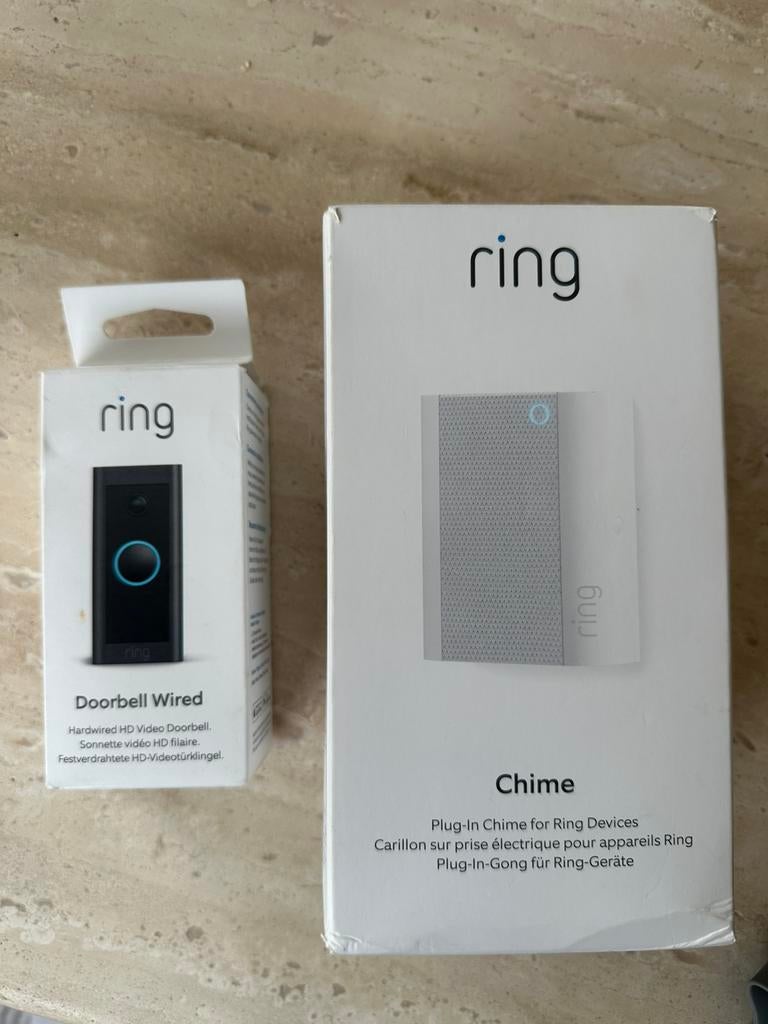 Ring deurbel en chime NIEUW in doos!!!, Huis en Inrichting, Deurbellen, Ophalen of Verzenden, Nieuw