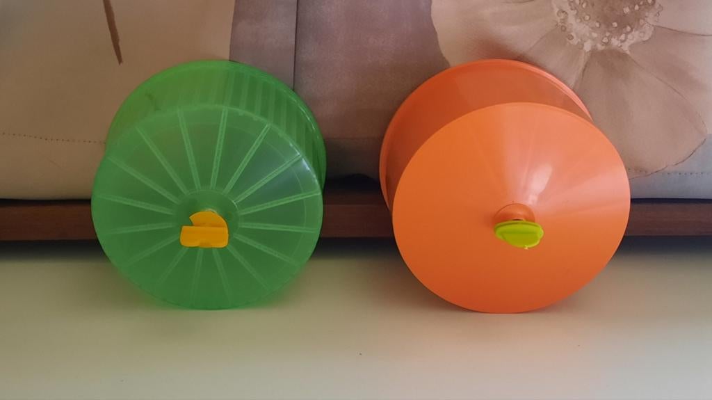 Roues de course pour rongeurs et hamsters nains, Animaux & Accessoires, Enlèvement ou Envoi, Comme neuf, Roue