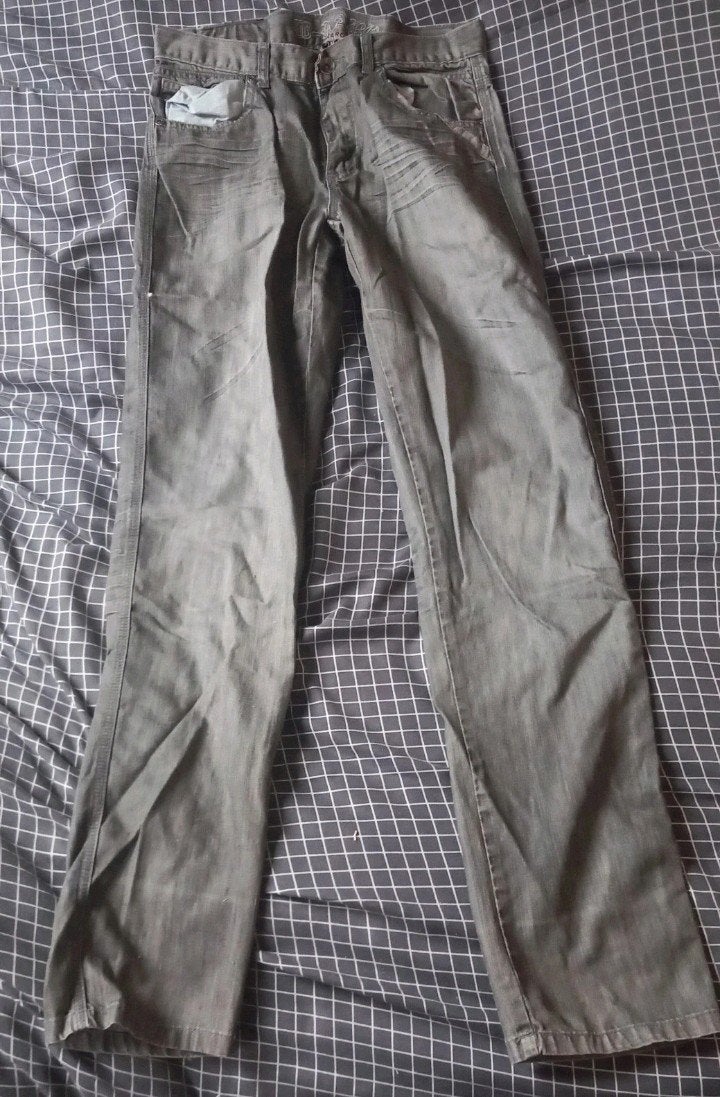 B-Karo antracietgrijze jeans - maat M - recht model, W36 - W38 (confectie 52/54), Overige kleuren, Kiabi, Ophalen of Verzenden