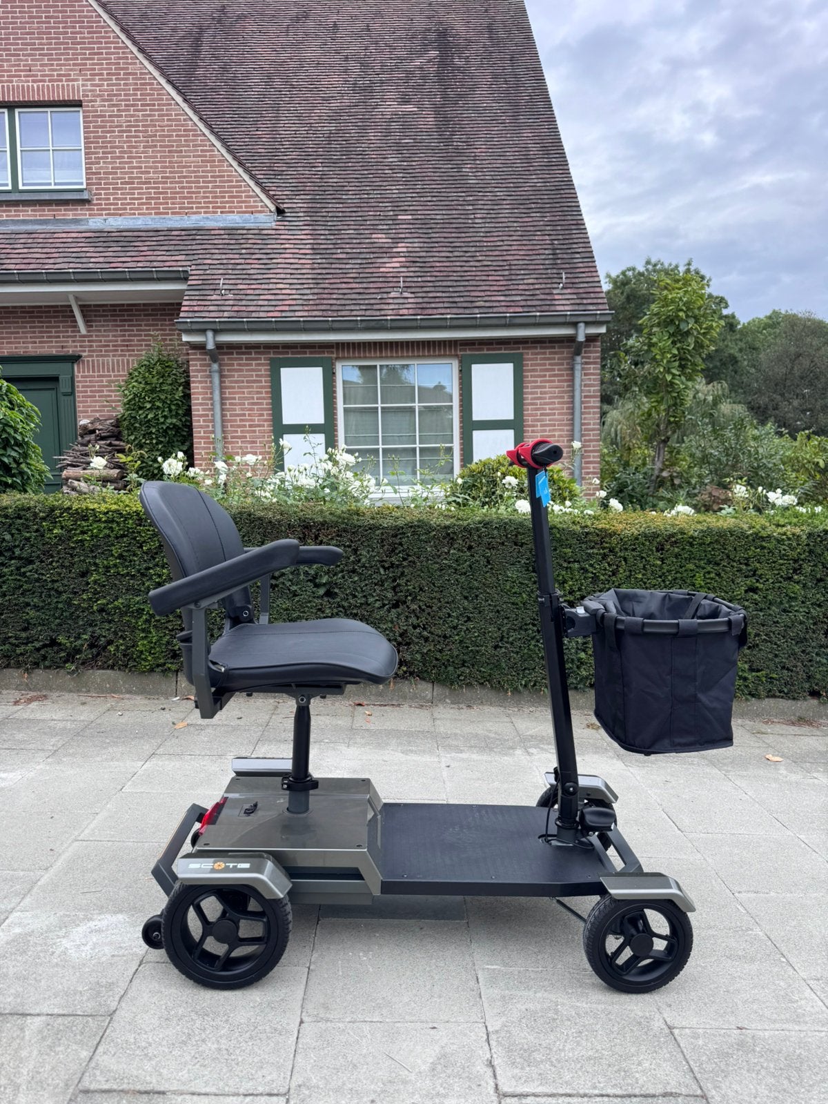 Voitueette électrique Scote – Scootmobiel pliable léger 13kg, Enlèvement ou Envoi, Pliant, Neuf, Fauteuil roulant électrique