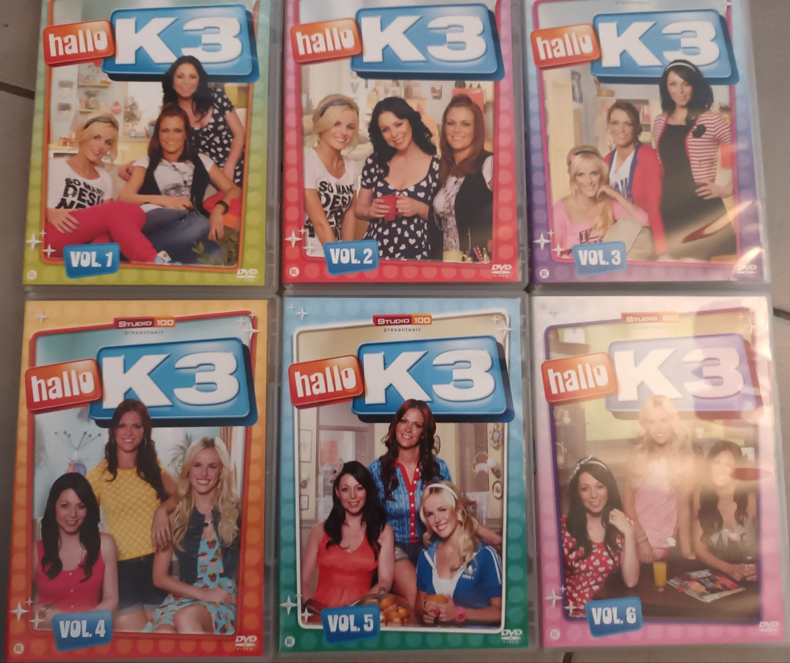 Dvd Hallo k3 volume 1-6, Ophalen of Verzenden