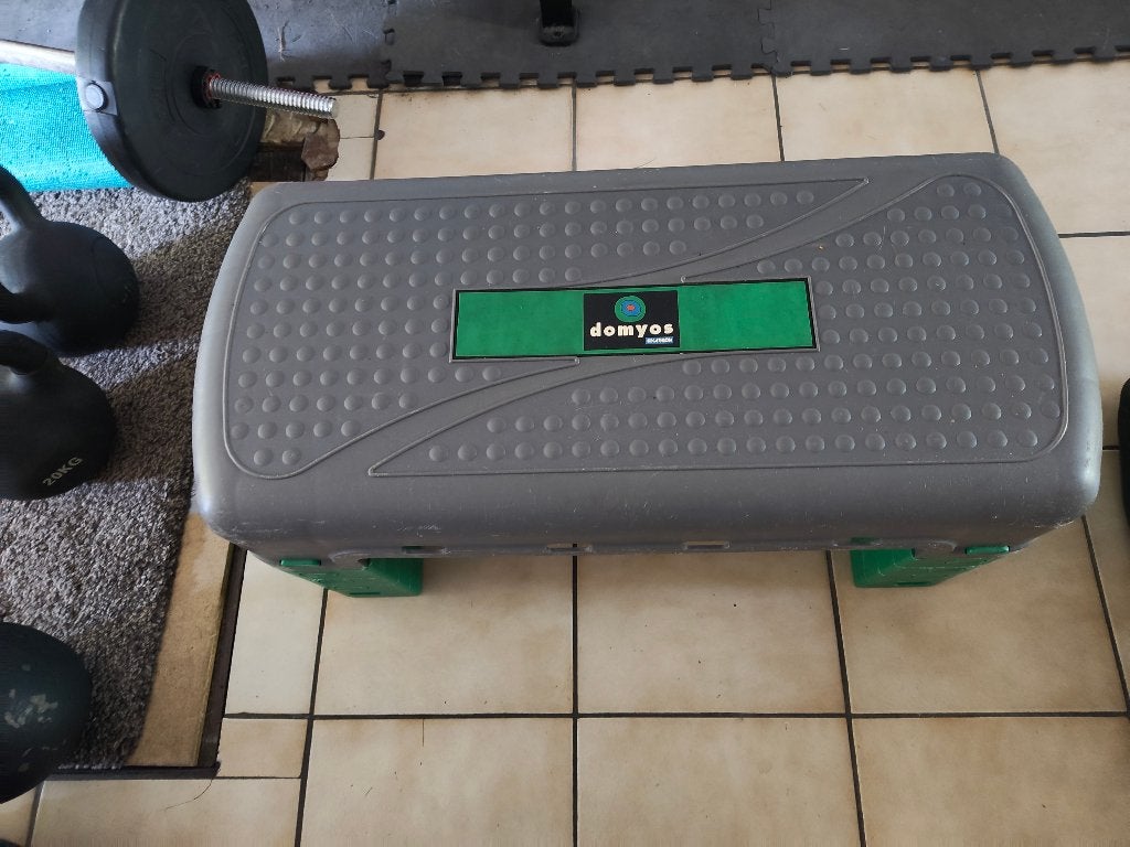 Domyos step, in hoogte verstelbaar, Sport en Fitness, Ophalen, Gebruikt, Stepbank