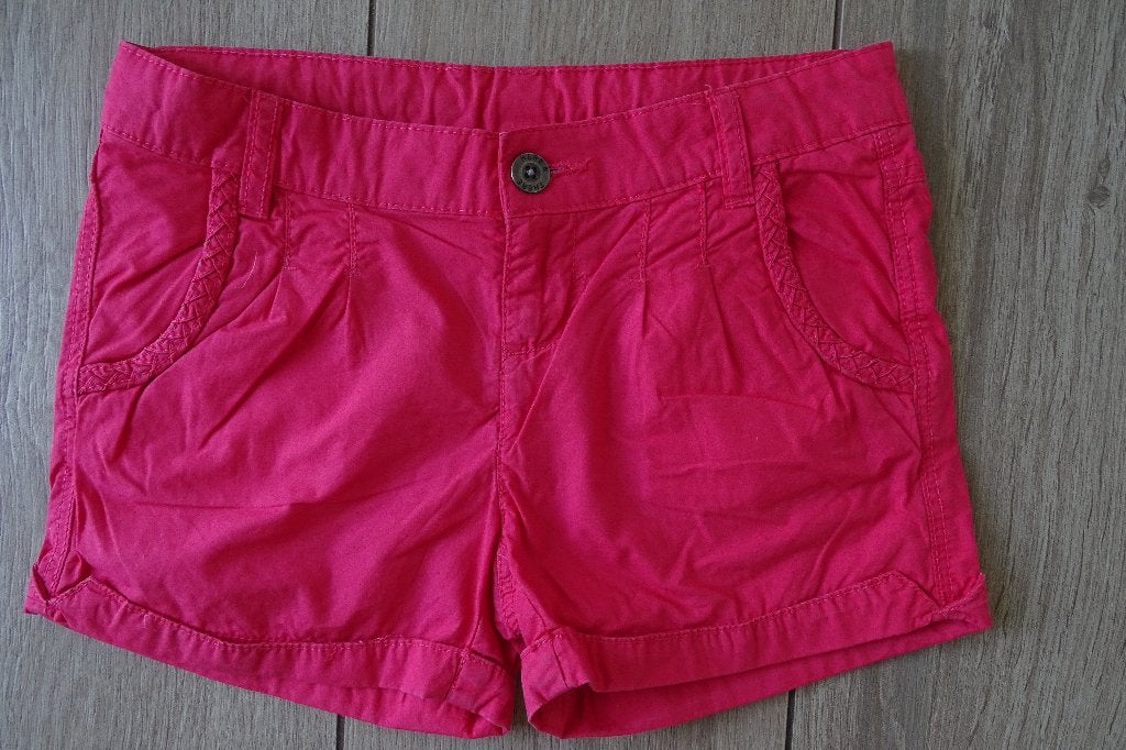 Roze short C&A maat 134, Kinderen en Baby's, Kinderkleding | Maat 134, Broek, Gebruikt, C&A, Meisje