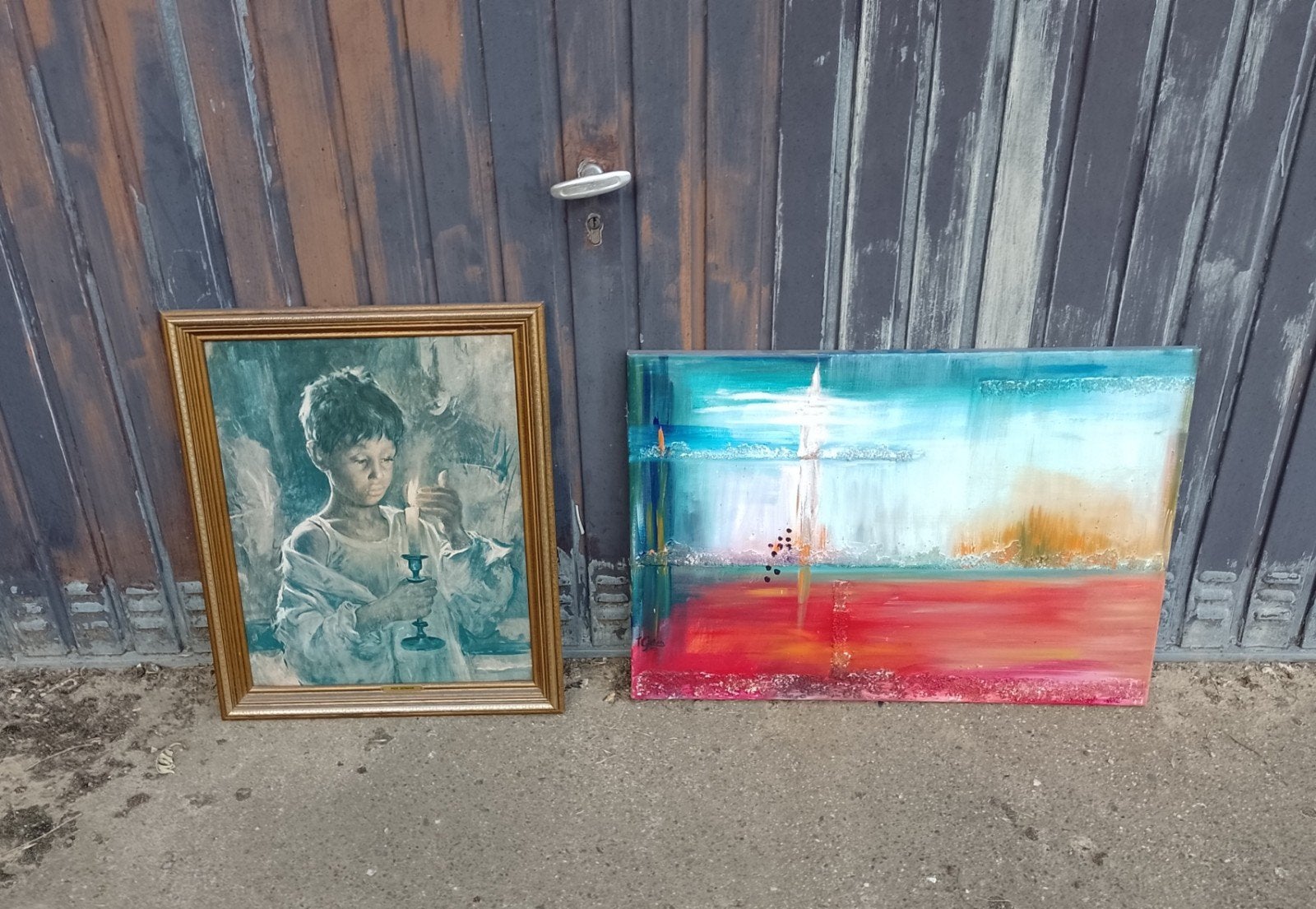 schilderij, Ophalen