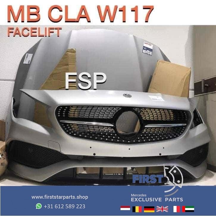 W117 Facelift AMG Voorbumper Mercedes 2013-2018 compleet ZWA, Utilisé, -, Avant, -