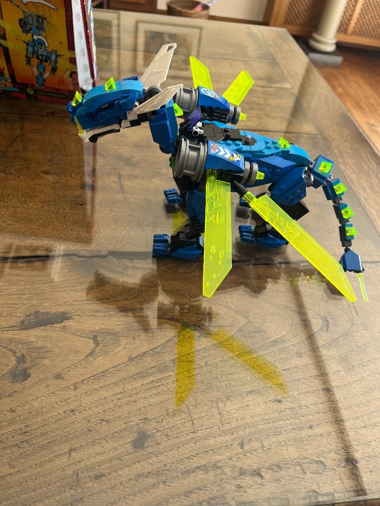 LEGO Ninjago 71711 Jay’s Cyber Draak, Inclusief instructies, Lego, Ophalen of Verzenden, Zo goed als nieuw
