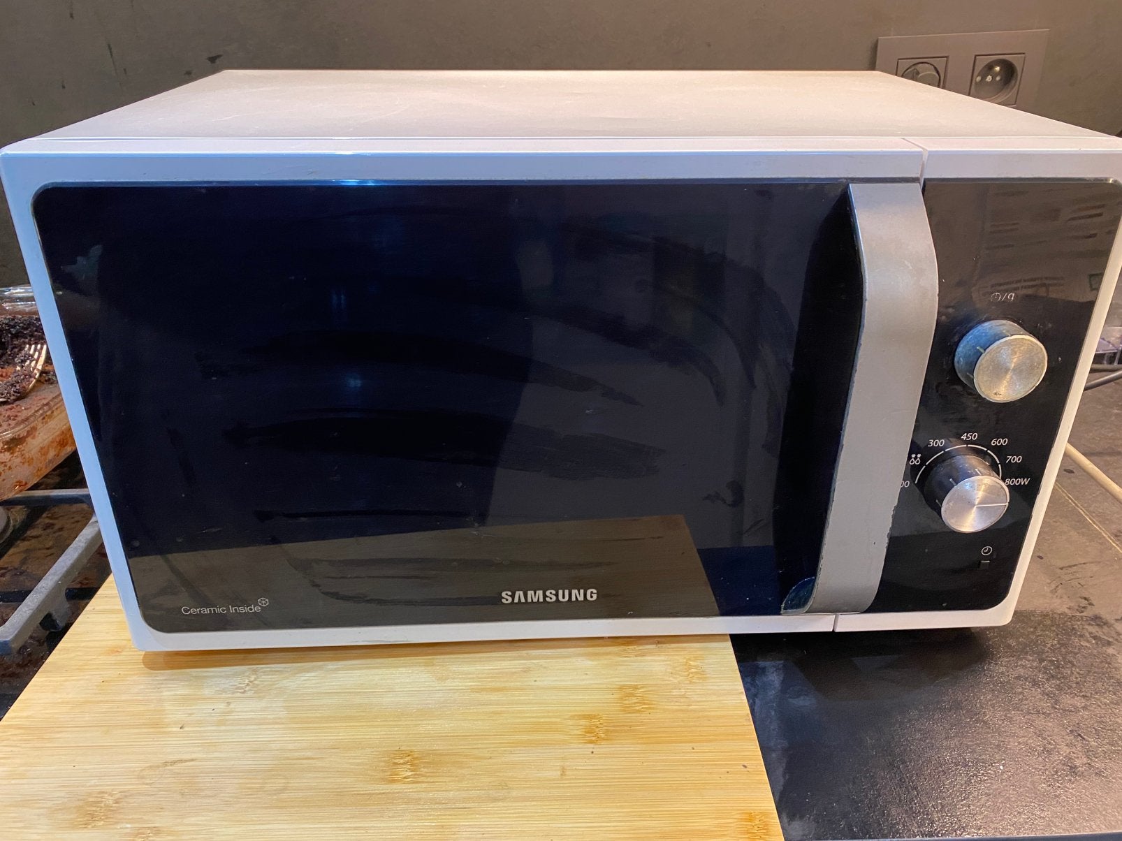 Four à micro-ondes Samsung 800 watts, Enlèvement, Comme neuf, Encastré