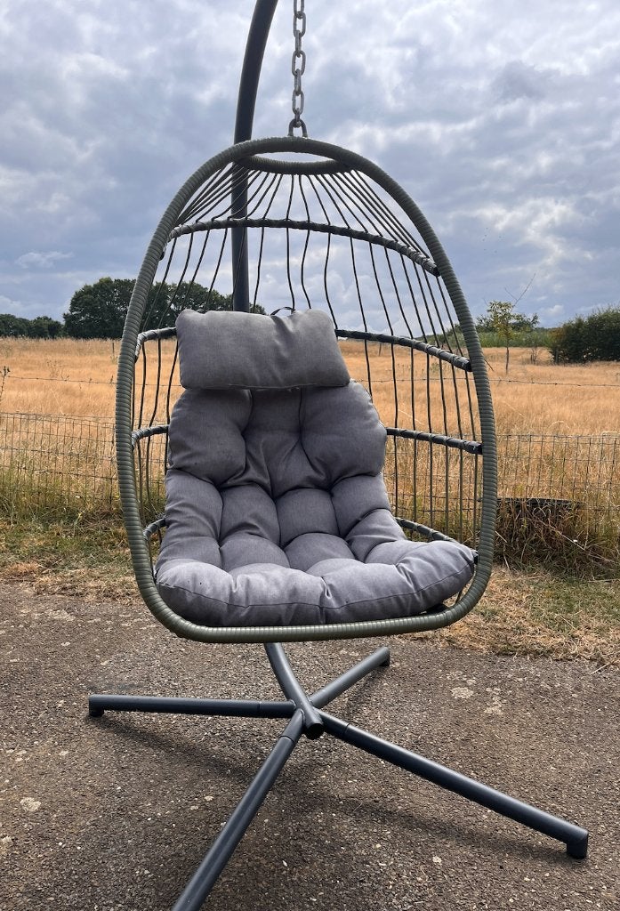 Hangstoel met standaard - zo goed als nieuw, Tuin en Terras, Ophalen, Zo goed als nieuw