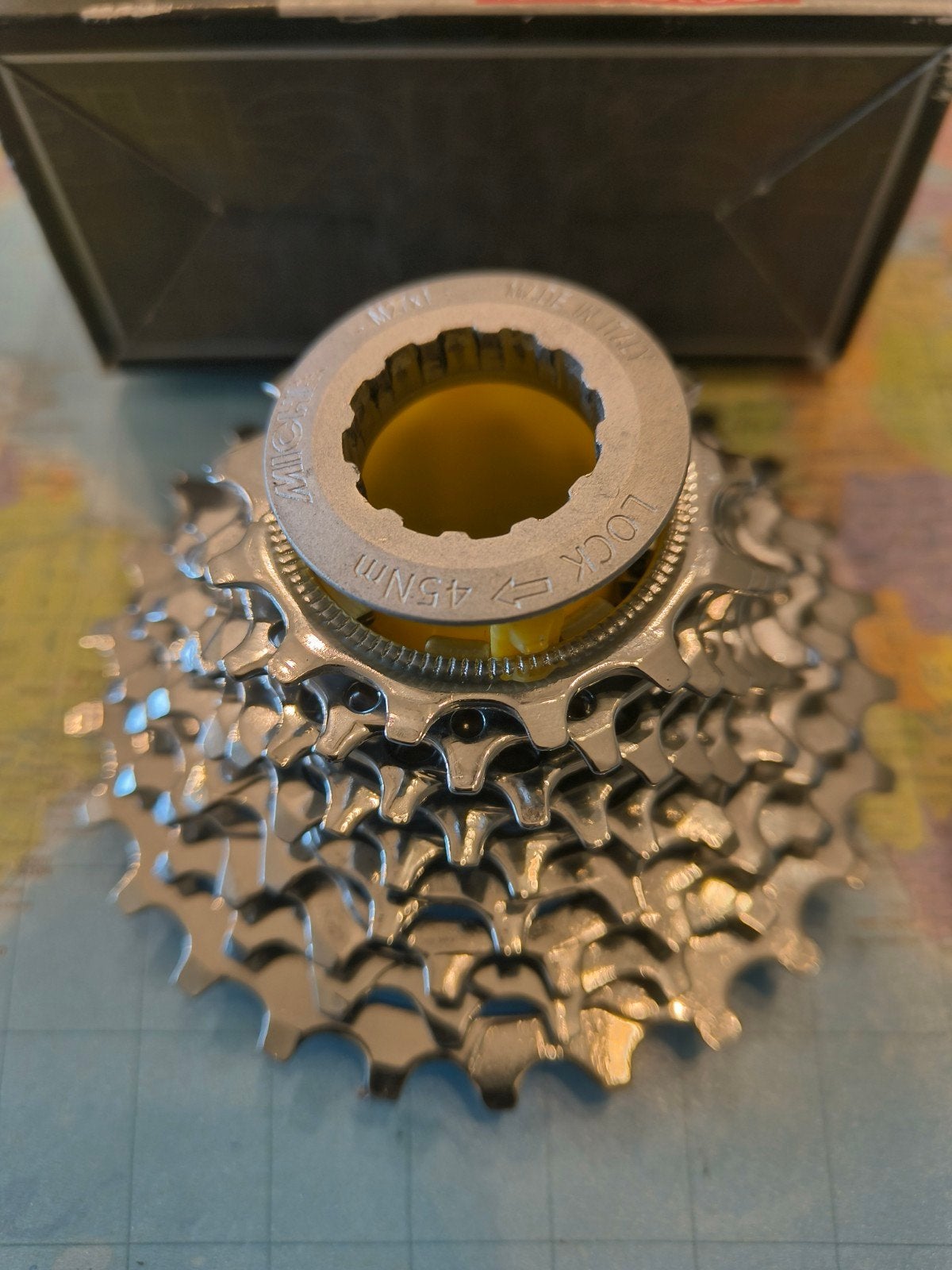 cassette Miche 9 speed campagnolo, Vélos & Vélomoteurs, Neuf, Dérailleur ou Chaîne, Aluminium, Racefiets
