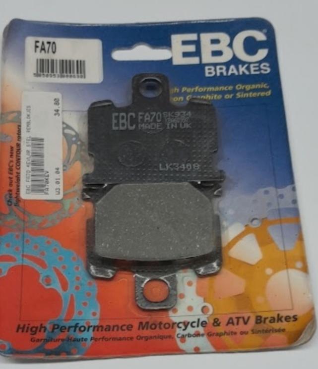 EBC remblokken FA70 Yamaha XJ550 XJ750 RD250 RD350 '81-'83, Motoren, Ophalen, Nieuw