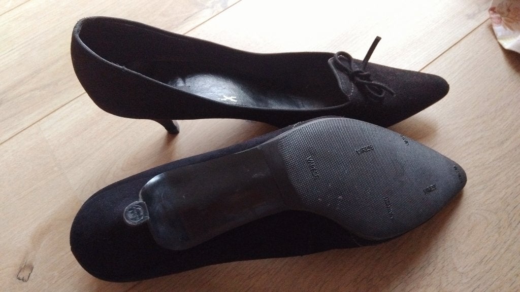 Chaussures velours 39, Enlèvement, Noir