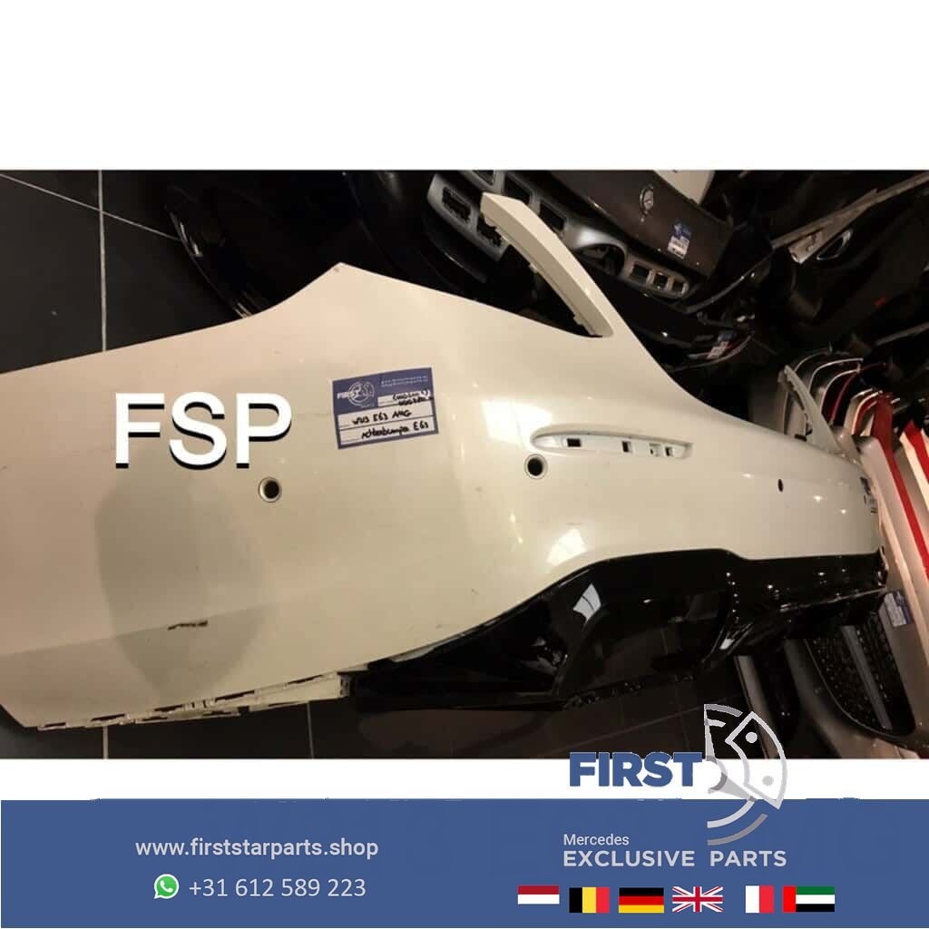 W213 E63 AMG ACHTERBUMPER + DIFFUSER Mercedes E Klasse 2016-, Arrière, Utilisé, -, -
