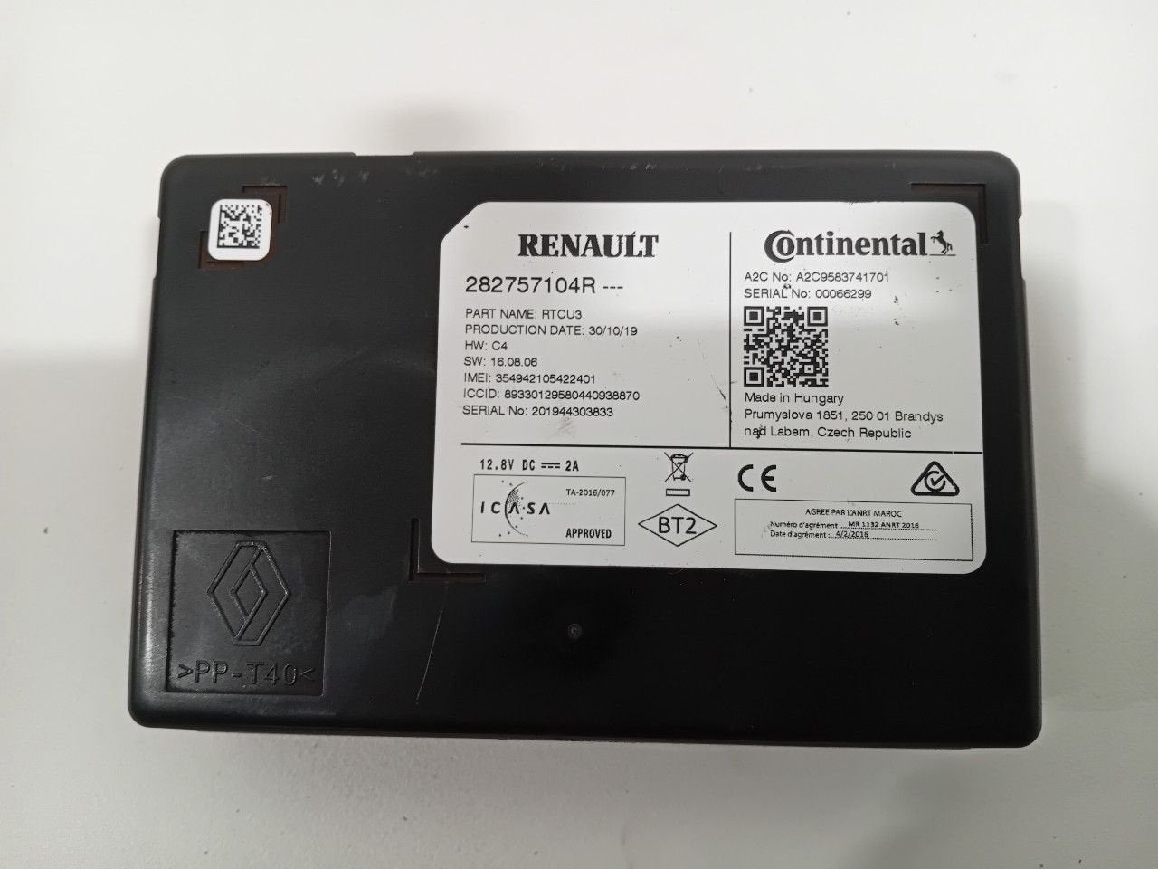 Computer telefoon Renault Grand Scénic, Onderdelen@venauto.nl, Van der Ven Autorecycling B.V., Gebruikt, Ettenseweg 76, 4706 PB Roosendaal, The Netherlands