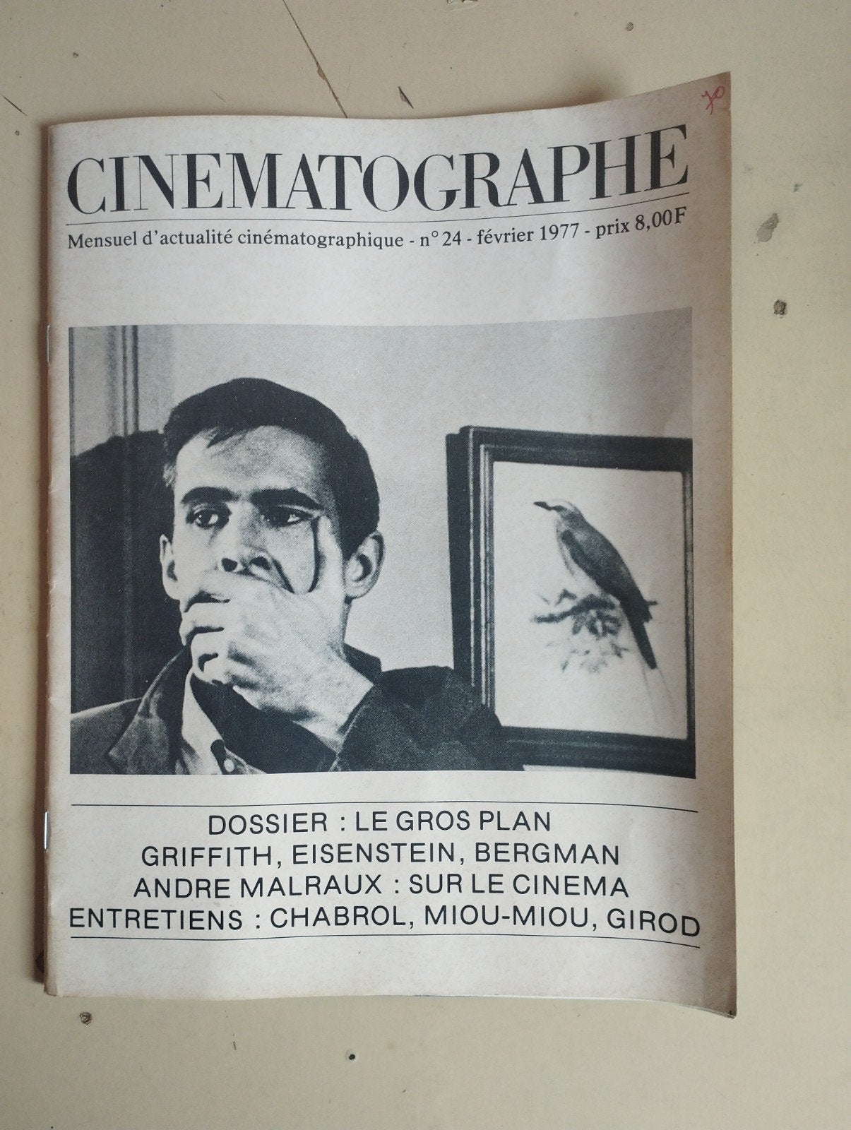 Revue "Cinématographe" février 1977