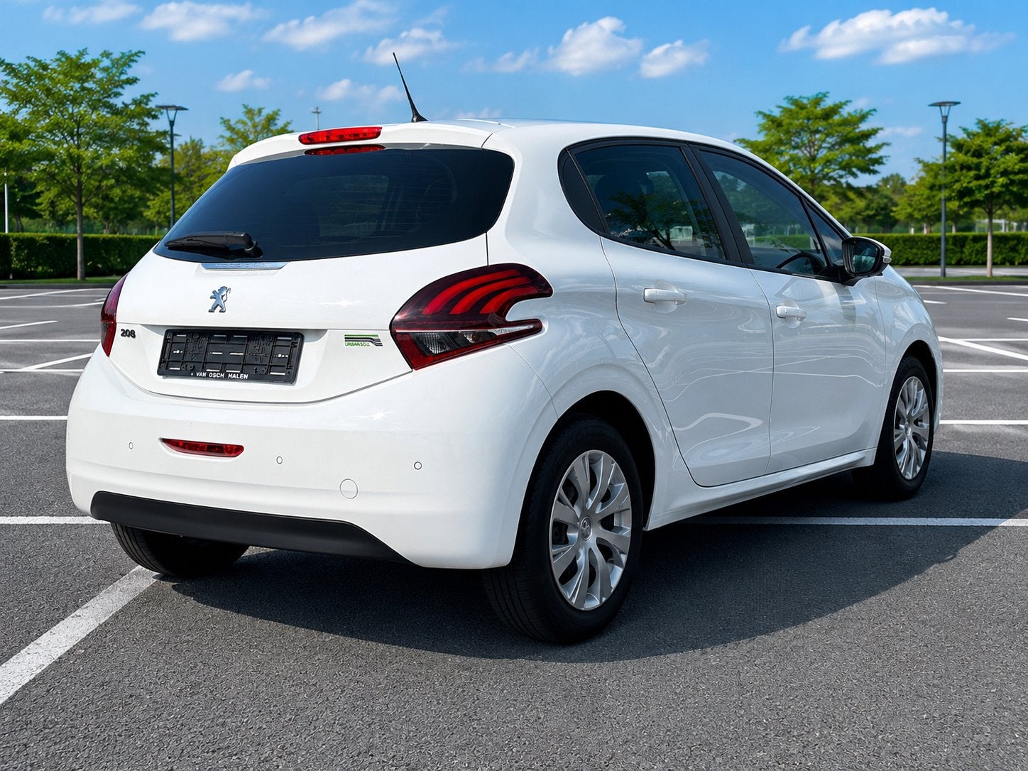 Peugeot 1.2 i benzine 1e eigenaar, Auto's, Euro 5, Stof, Zwart, Wit