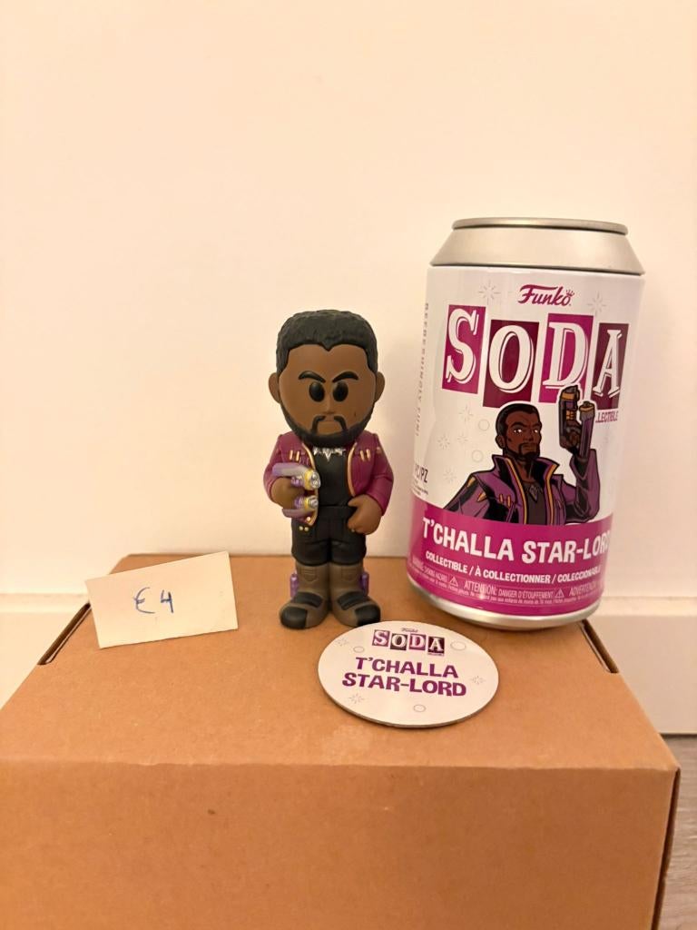 T'Challa Star-Lord Funko pop soda, Enlèvement, Neuf