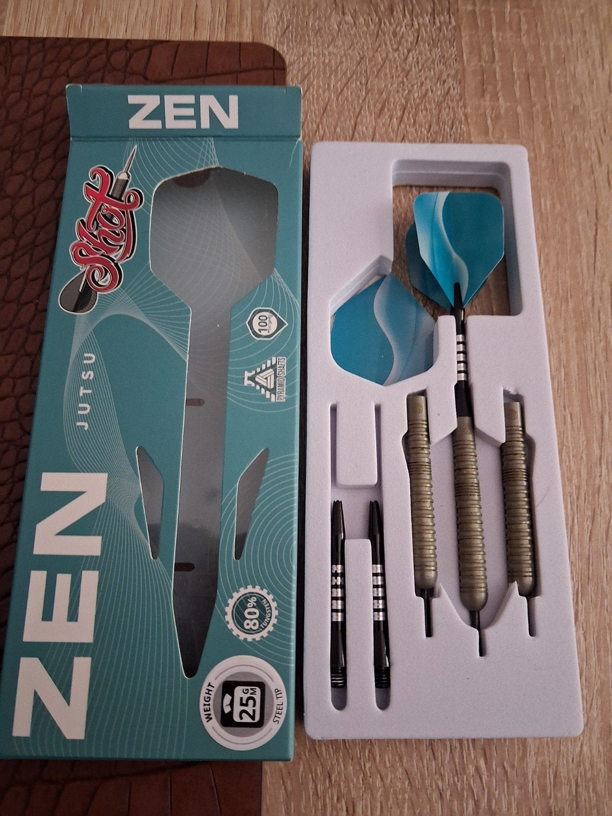 dartpijlen SHOT ZEN Jutsu, Sport en Fitness, Darts, Ophalen, Flights