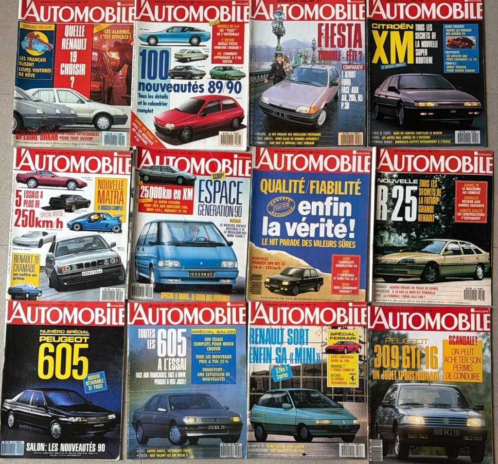 l'Automobile Magazine 1989, Enlèvement ou Envoi, Général, L'Automobile Magazine, Utilisé