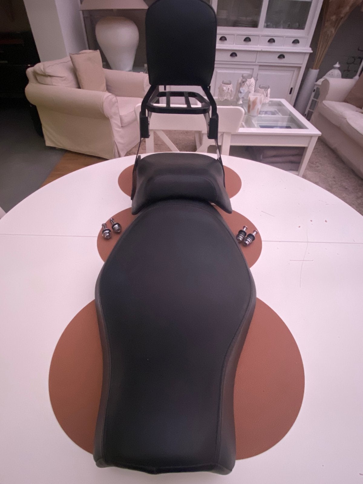 Selle confort & pouf & sissy bar Harley Davidson, Motos, Enlèvement, Utilisé