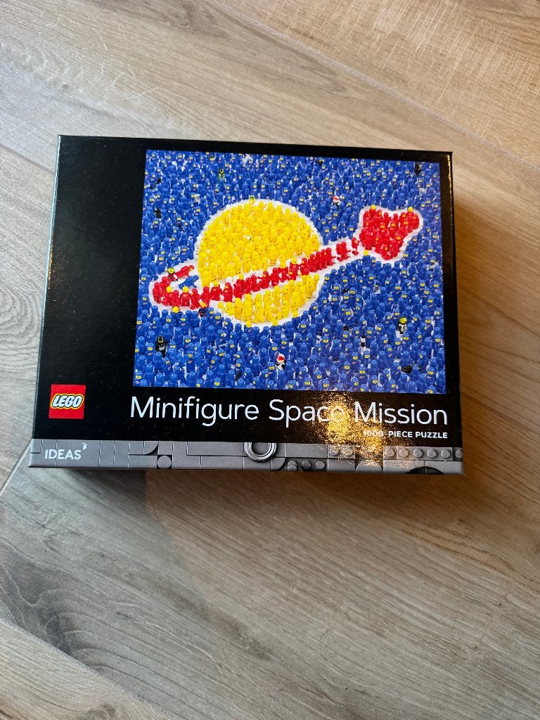 Lego puzzel - Minifiguur Space Mission - 1000 stukjes, Ophalen, Lego, Nieuw, Space