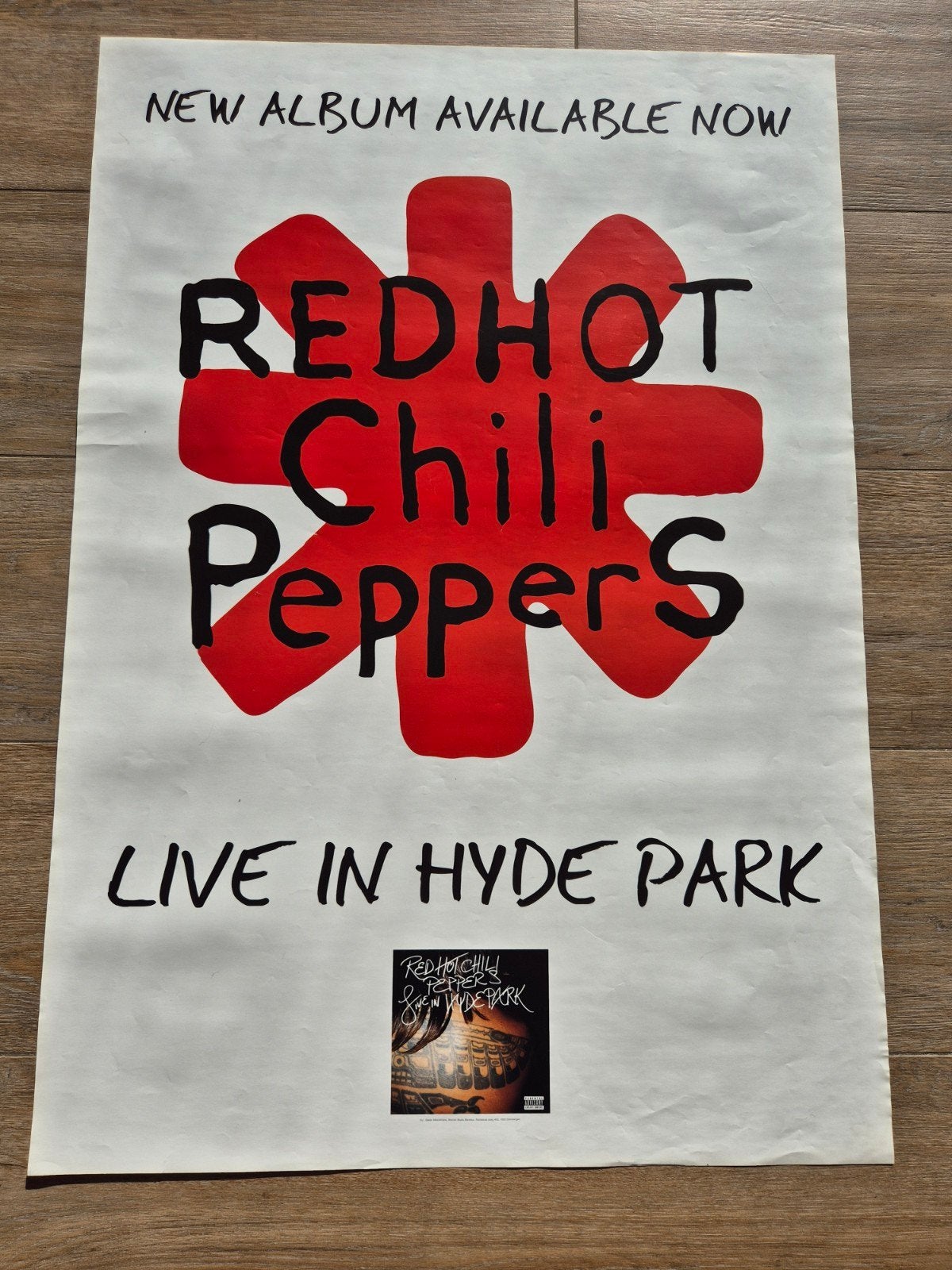 Concertposter Redhot Chili Peppers, Verzamelen, Ophalen of Verzenden, Zo goed als nieuw, Muziek