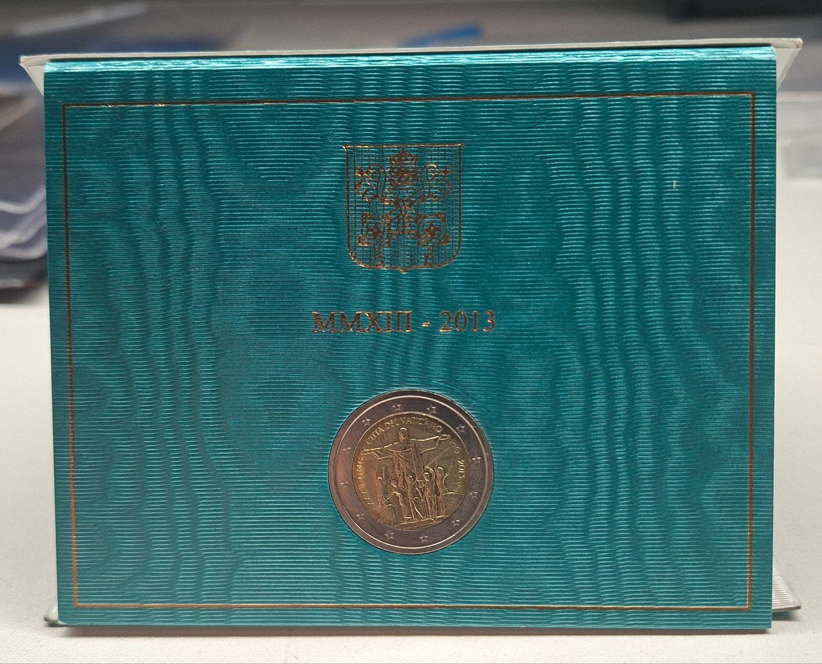 Vaticaanse 2€ herdenkingsmunt 2013, Ophalen of Verzenden, Vaticaanstad, 2 euro, Losse munt