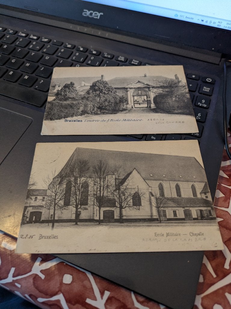 Militaire school, Verzamelen, Ophalen of Verzenden, Landmacht, Foto of Poster