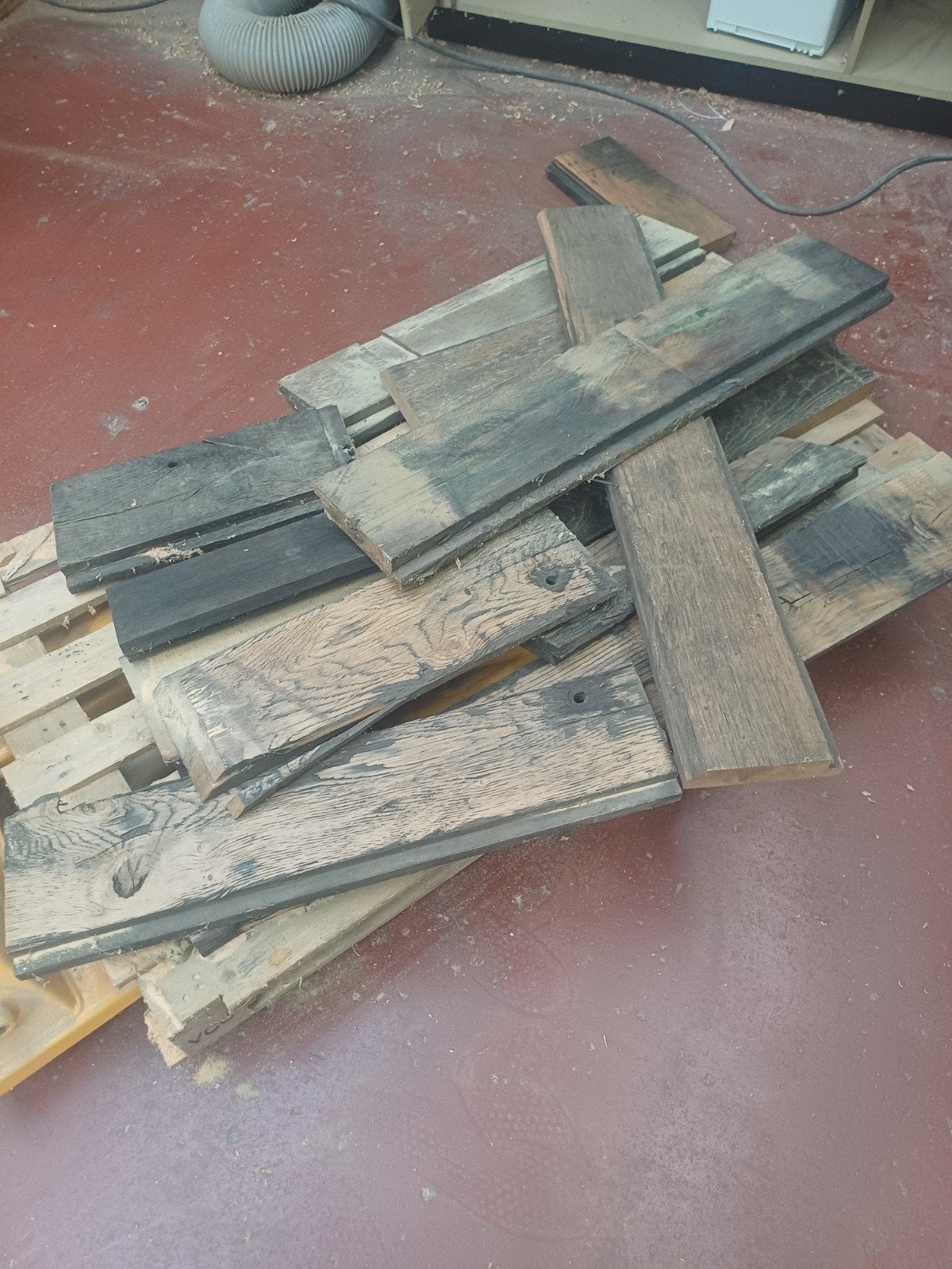 lot oude wagonplanken, Doe-het-zelf en Bouw, Ophalen