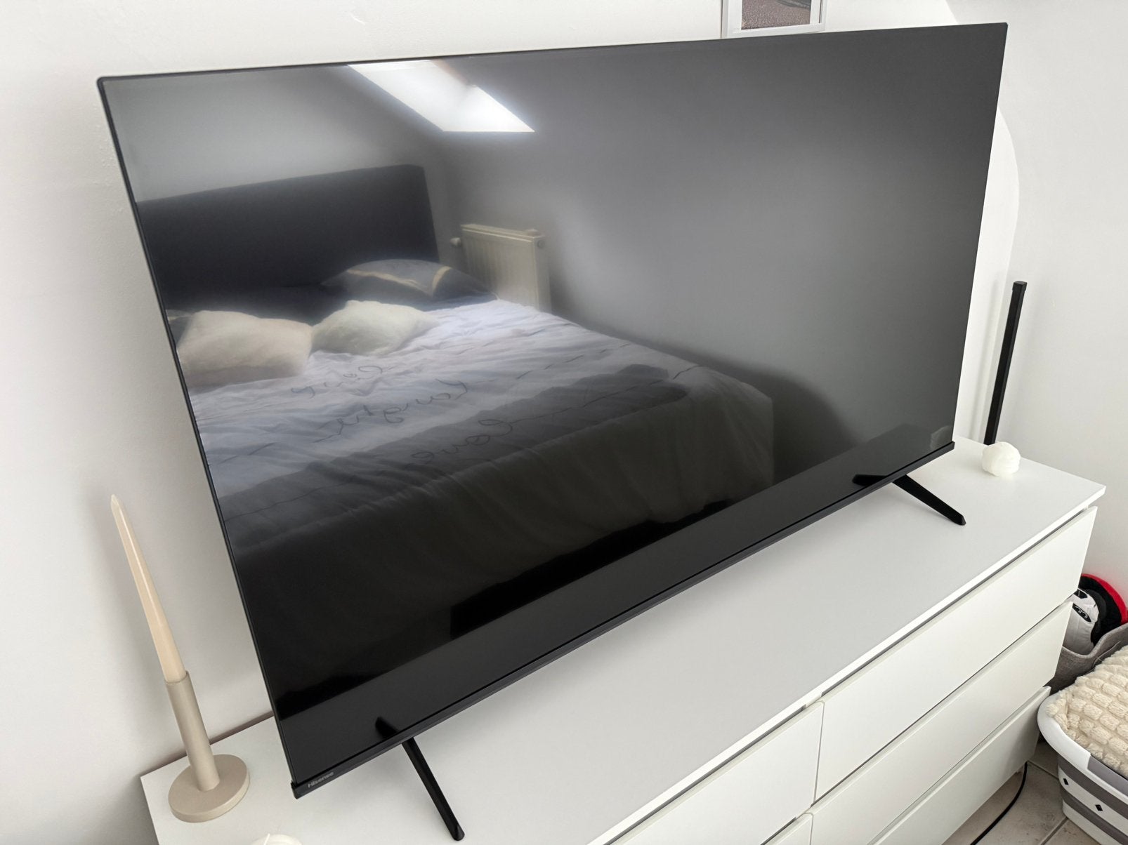 TV HISENSE QLED E7 PRO 55” 4K – État impeccable, Audio, Tv en Foto, Televisies, QLED, Zo goed als nieuw, Smart TV, Ophalen
