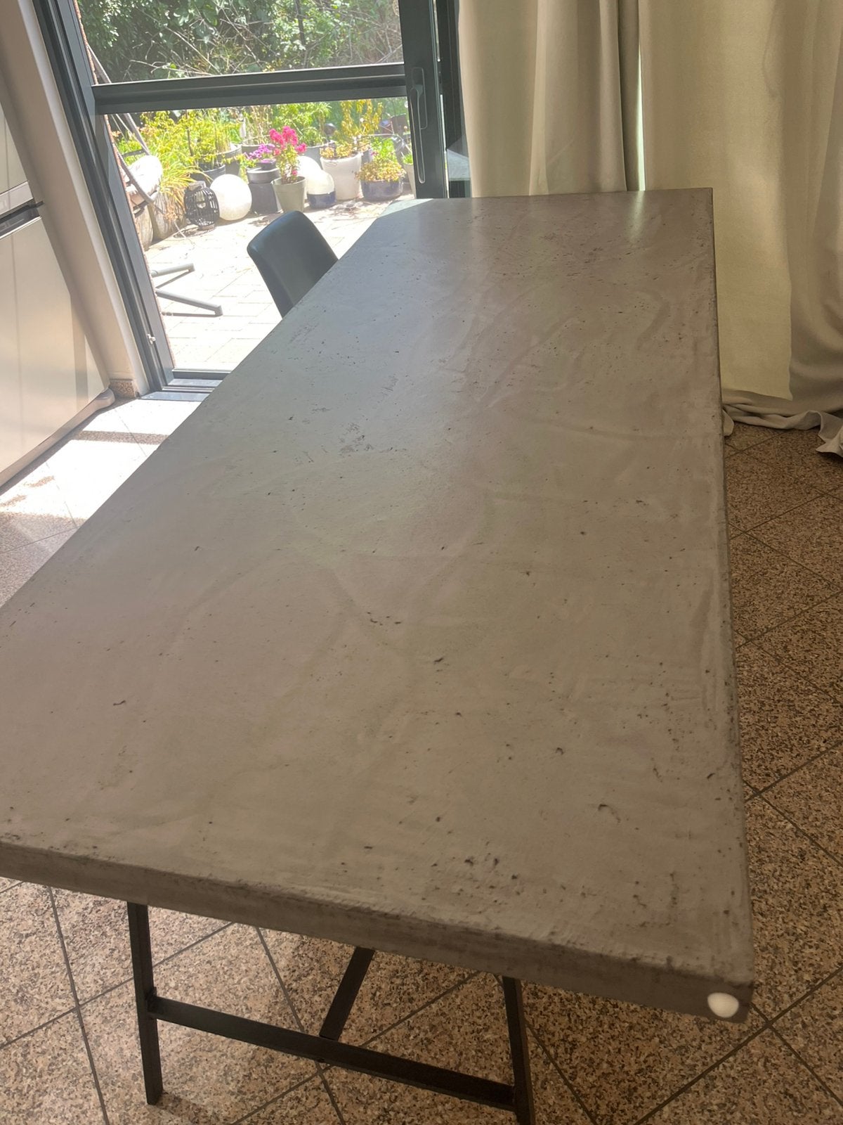 Tafelblad betonlook, Ophalen, Gebruikt