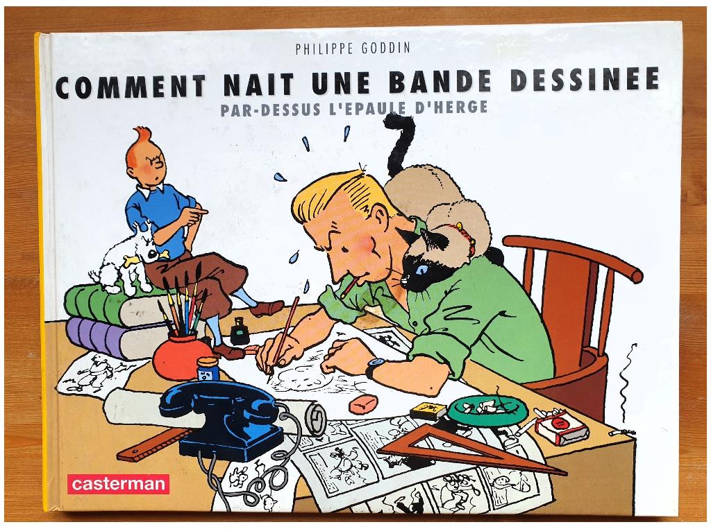 Tintin ✅ Hergé ✏️ Comment naît une BD ? ~ Ph. Goddin 1993, Collections, Enlèvement ou Envoi, Tintin, Neuf, Livre ou Jeu