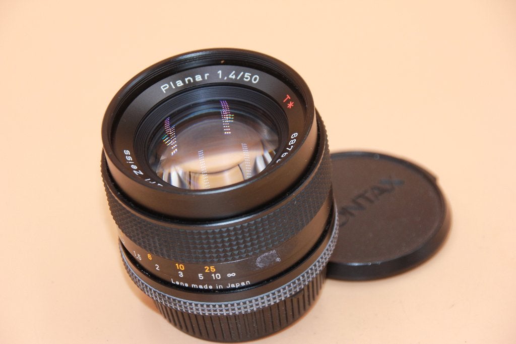 ZEISS CONTAX PLANAR 50/1.4 T*, Enlèvement ou Envoi, Utilisé, Reflex miroir