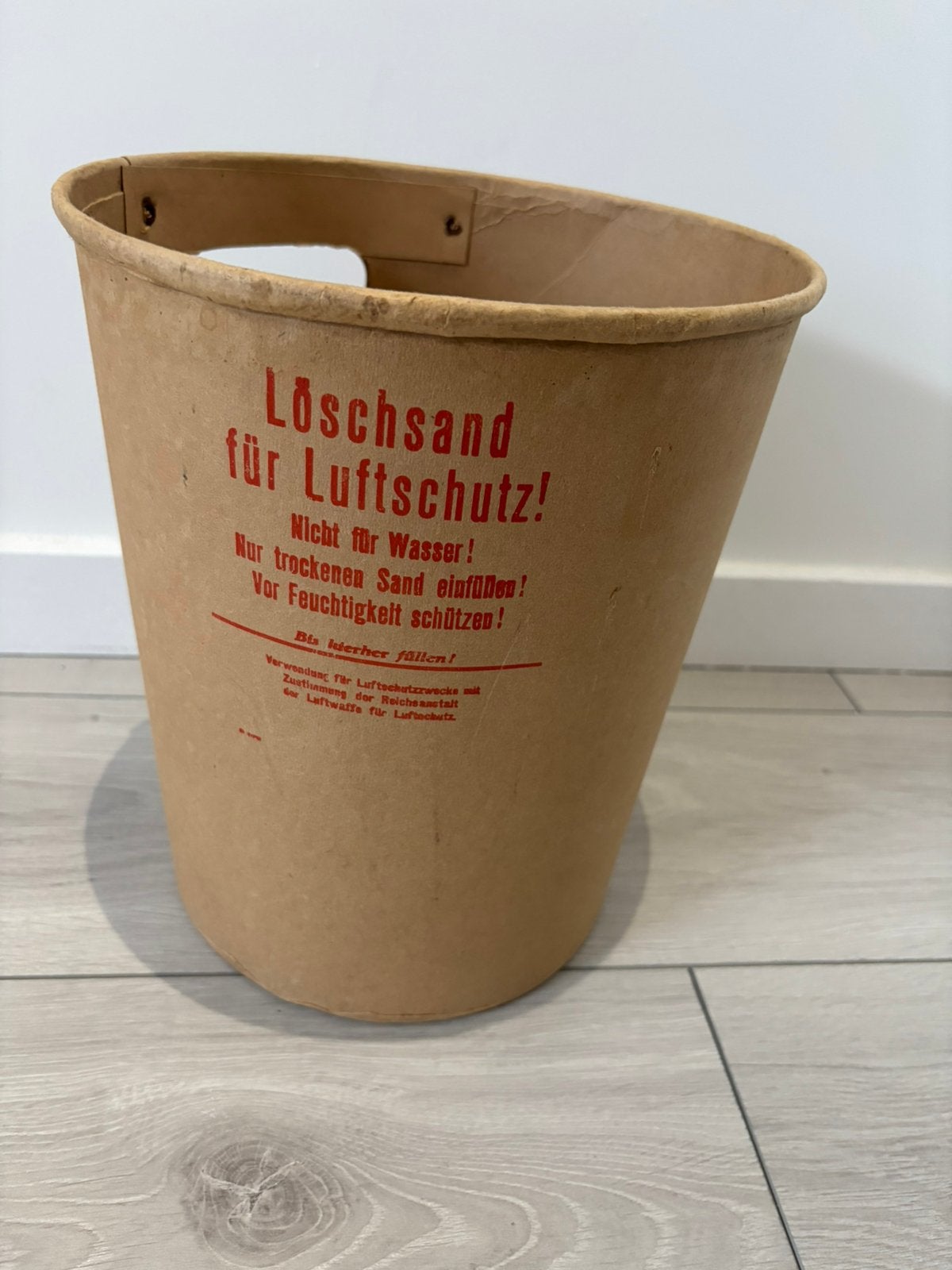Rare seau Luftwaffe, Verzamelen, Ophalen of Verzenden