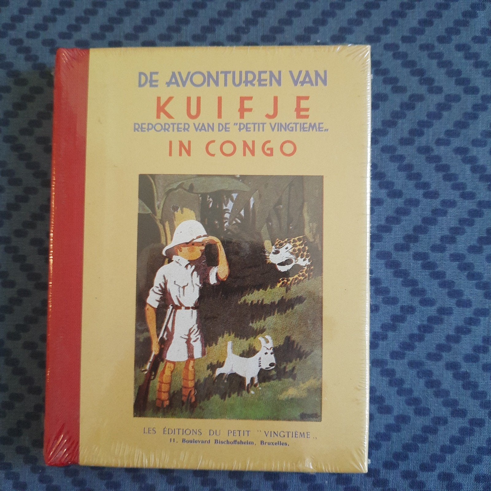 KUIFJE IN CONGO * HARDCOVER * MINI-FORMAAT* SEALED*NEW*, Boeken, Stripverhalen, Eén stripboek, Ophalen, Nieuw, Hergé (George Rémi)