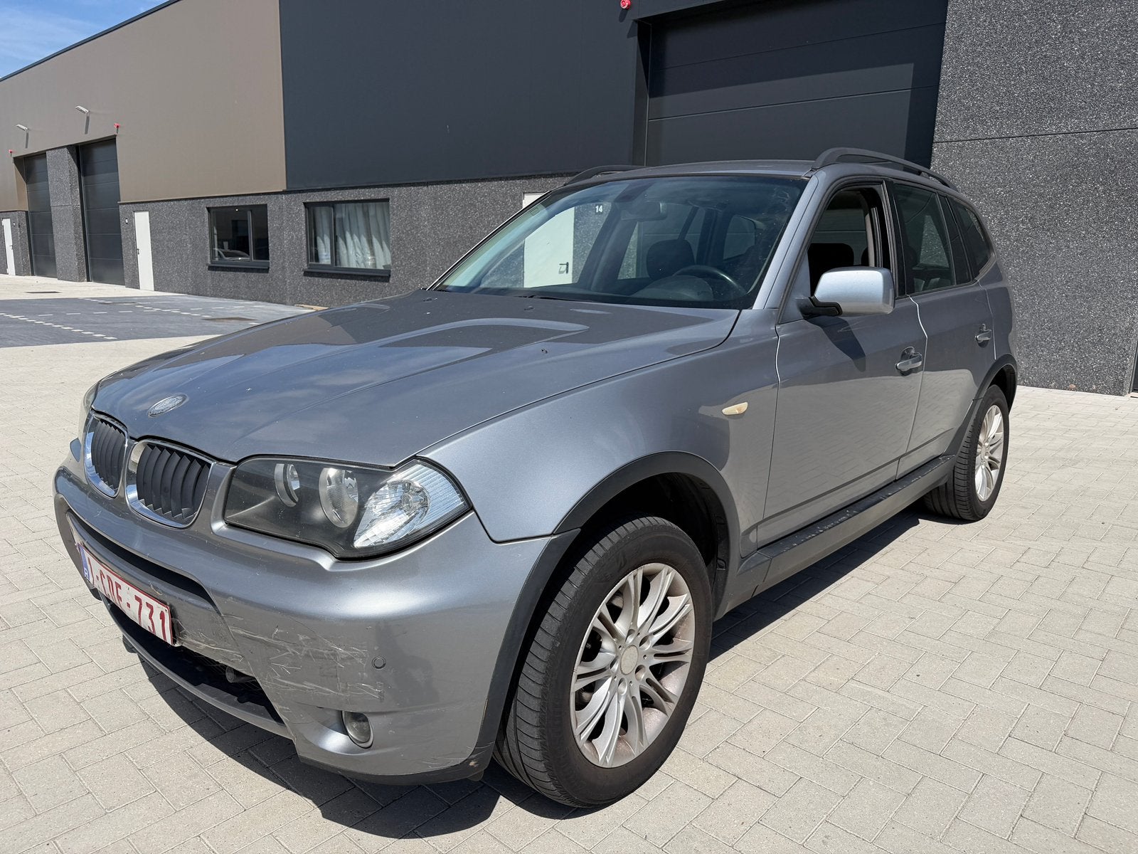 Bmw x3 2.0 diesel, Auto's, BMW, Zwart, 4 cilinders, Zwart, Leder