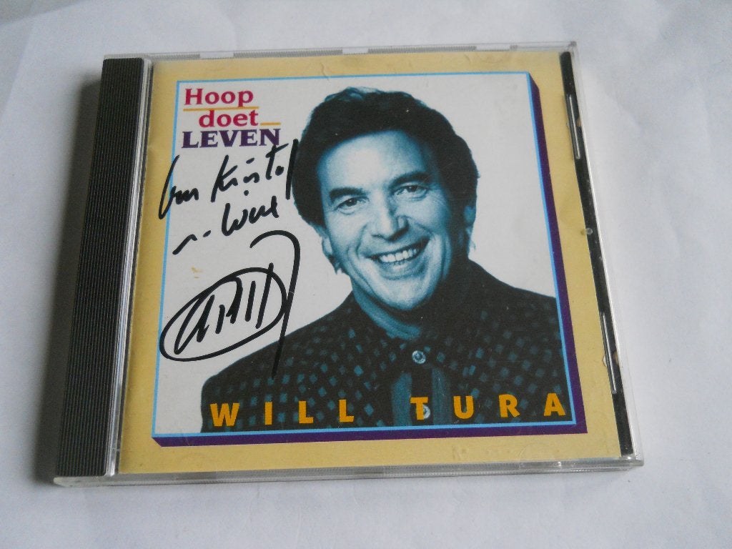 CD - WILL TURA - HOOP DOET LEVEN, Cd's en Dvd's, Eerste persing, Ophalen of Verzenden, Zo goed als nieuw, Levenslied of Smartlap