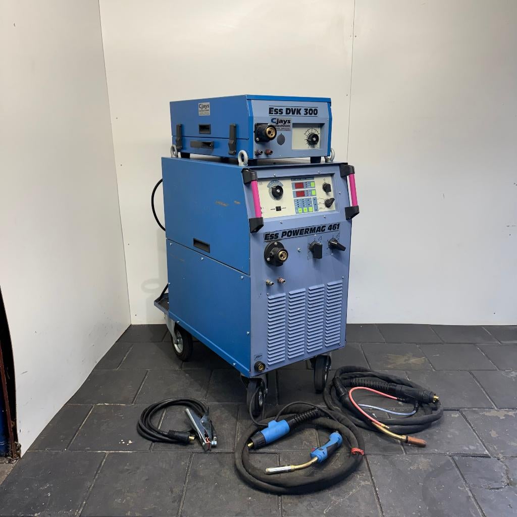 Gebruikt MIG MAG Laspost ESS PowerMag 461 Dubbel Aanvoer Co2, Doe-het-zelf en Bouw, Gereedschap | Lasapparaten, Ophalen of Verzenden