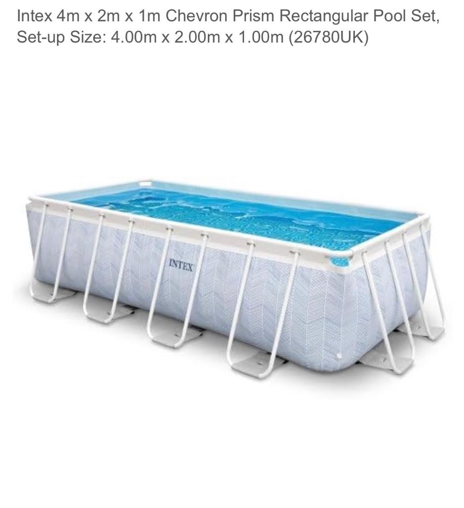 Piscine, Comme neuf, Enlèvement, 80 à 120 cm, Rectangulaire