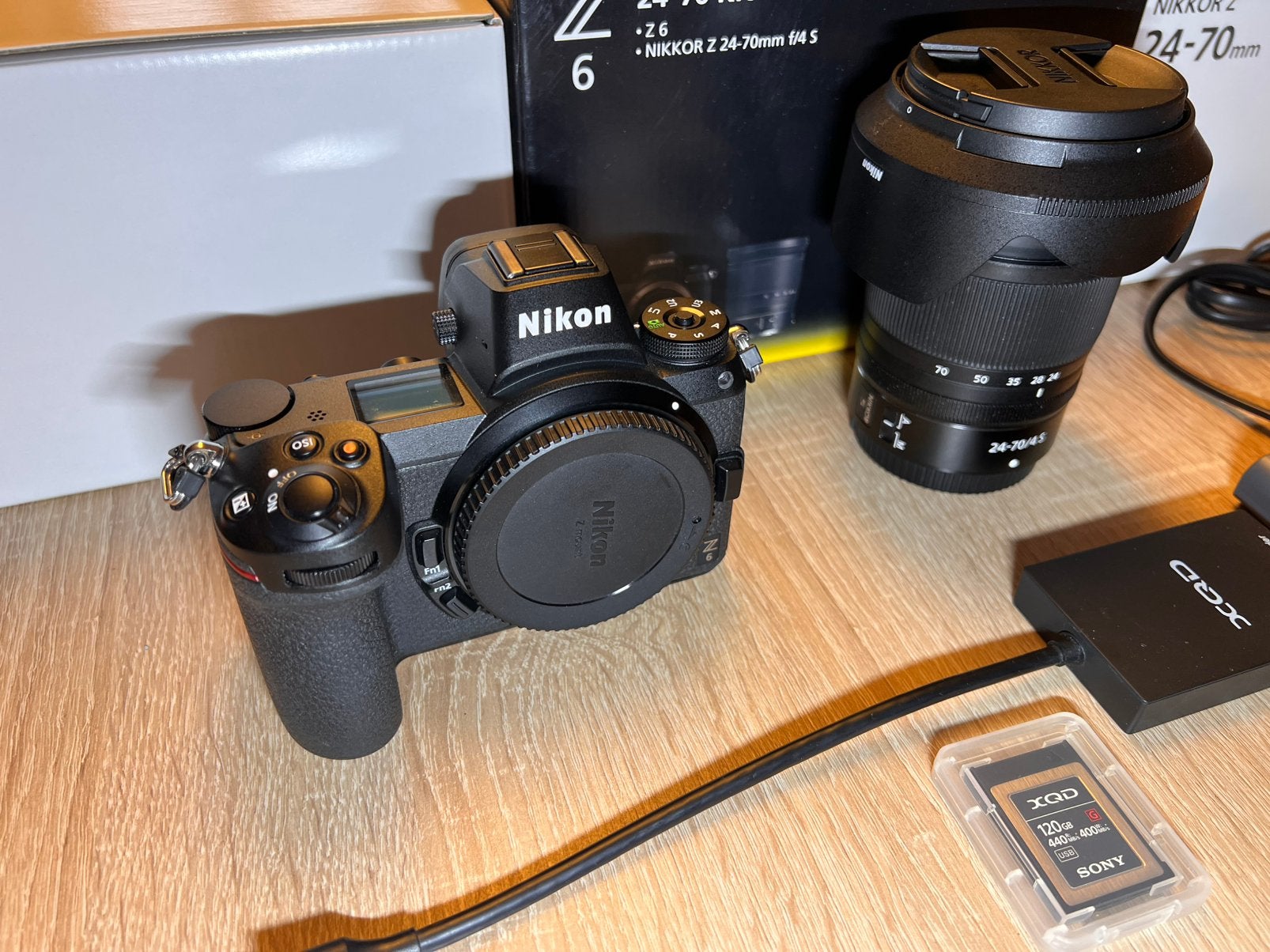 Nikon Z6, Câble USB, Enlèvement, Utilisé, Appareil photo hybride