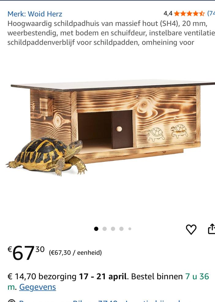 Cottage aux tortues, Animaux & Accessoires, Enlèvement, Comme neuf