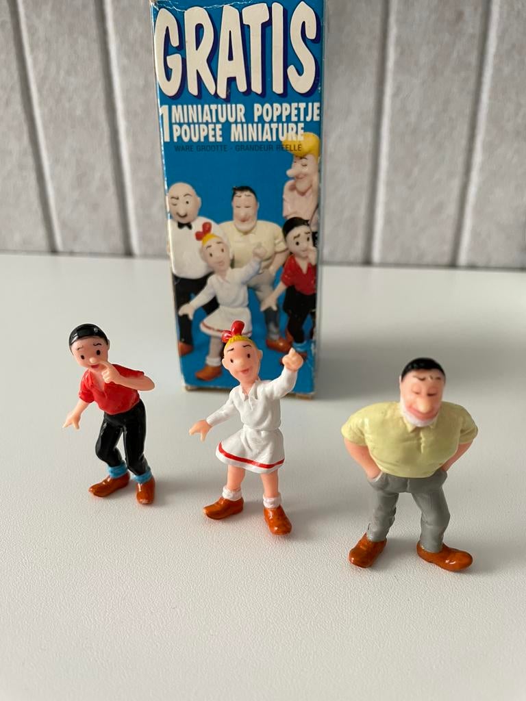 Poupée miniature poppetje bob et bobette et Jérôme, Enlèvement ou Envoi, Comme neuf