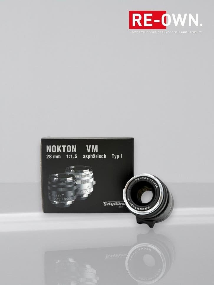 VOIGTLANDER NOKTON 28MM F/1.5 | LEICA M | DOOS | GARANTIE, ., Zo goed als nieuw, Voigtlander, Voigtlander