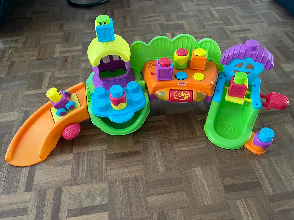 Baby speelgoed Fisher-Price Stack 'n Surprise Blocks, Kinderen en Baby's, Ophalen, Gebruikt, Speelset, Met licht