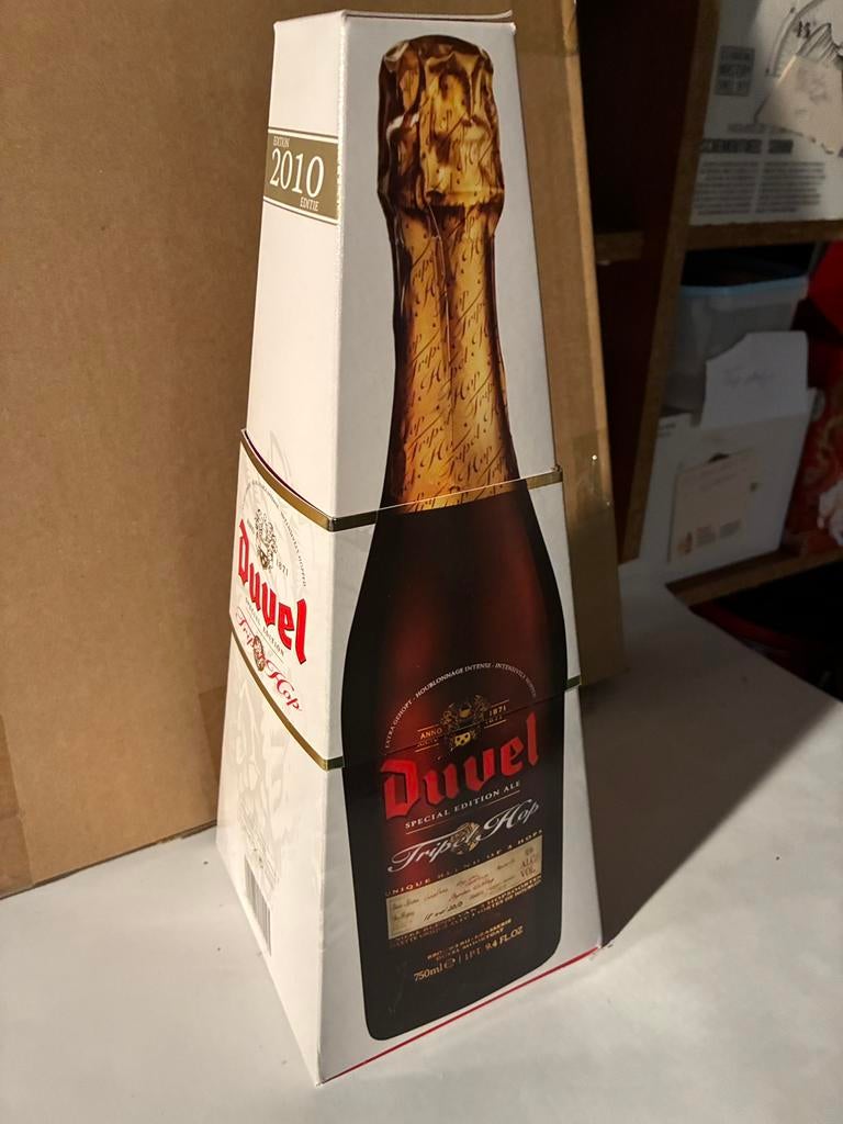 Duvel tripel hop 2010, Verzamelen, Biermerken, Ophalen of Verzenden, Zo goed als nieuw, Duvel