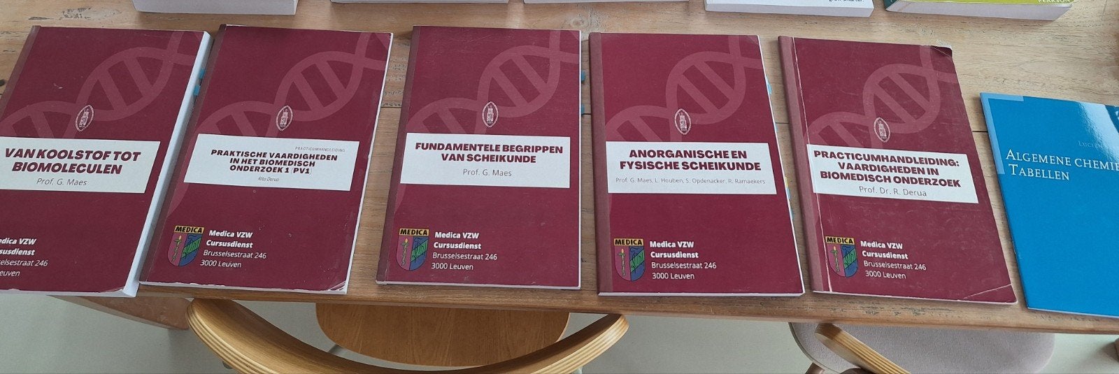 Volledig boekenpakket 1e bachelor Biomedische Wetenschappen, Boeken, Ophalen of Verzenden, Gelezen